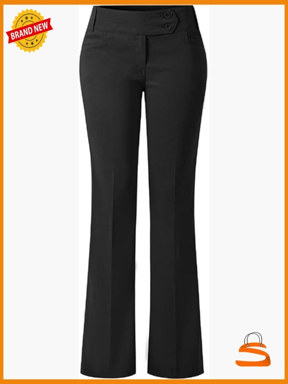 Ultra Stretch Bootcut Work Slacks, Business Casual Office Pants